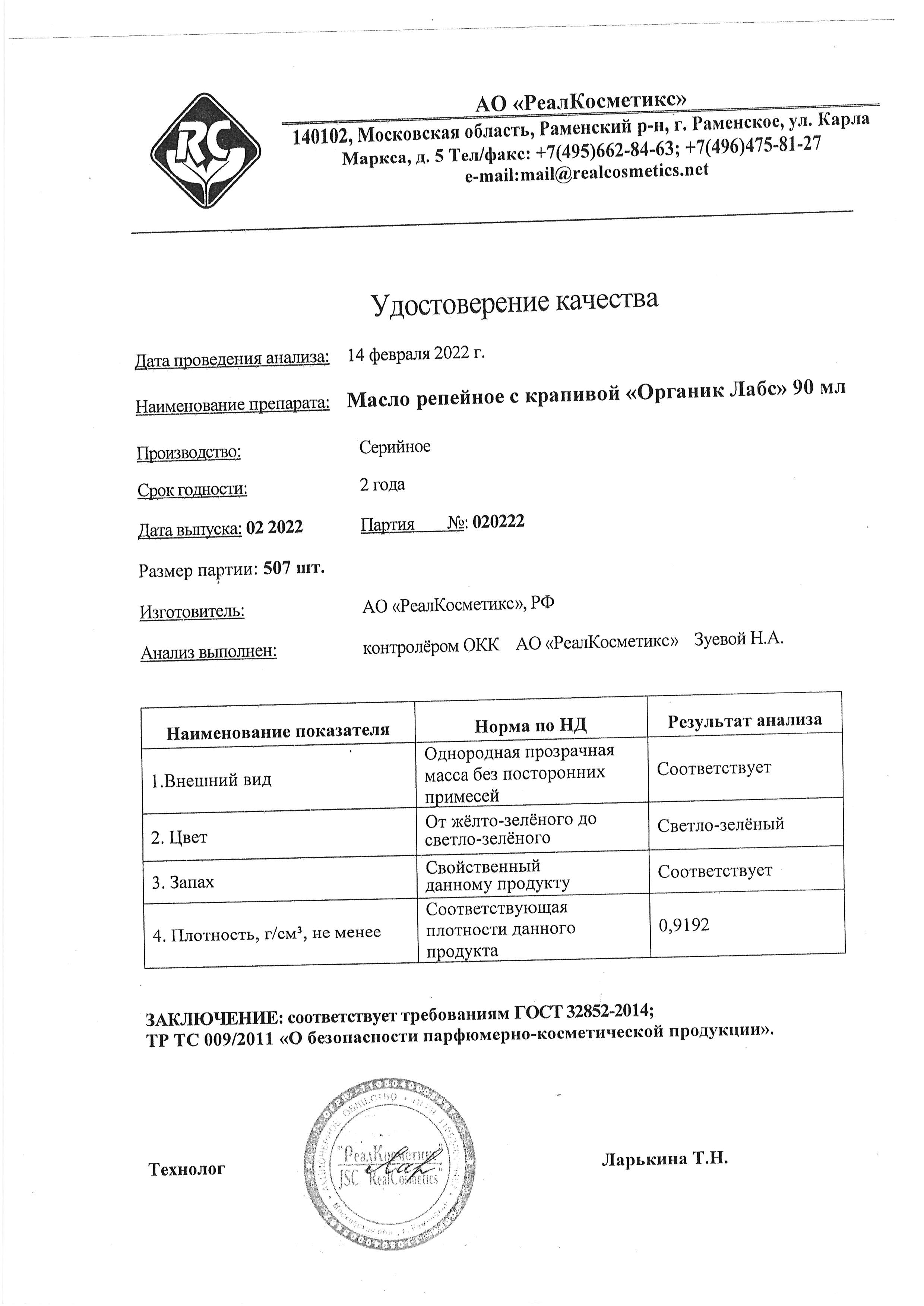 Паспорт №022022